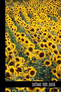 sunflower fields journal