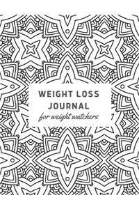 Weight Loss Journal For Weight Watchers: Food Journals For Tracking Meals and Eating Disorder, Letter Size 8.5" x 11",200 Page