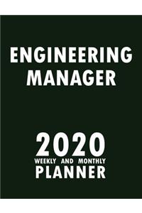 Engineering Manager 2020 Weekly and Monthly Planner