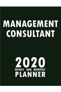 Management Consultant 2020 Weekly and Monthly Planner