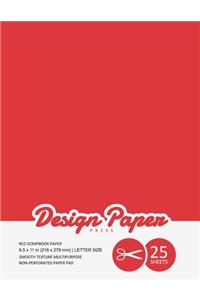 Red Scrapbook Paper