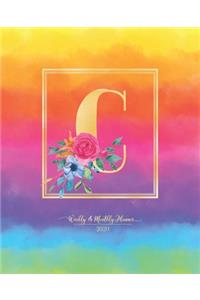 Weekly & Monthly Planner 2020 C