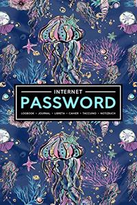 Internet Password Logbook - Journal - Libreta - Cahier - Taccuino - Notizbuch