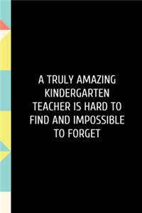 A Truly Amazing Kindergarten