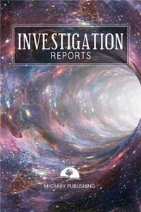 Investigation Reports Journal, Notebook. Format 6