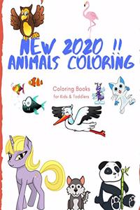 Animals Coloring Coloring Books for Kids & Toddlers