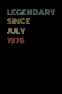 Legendary Since July 1976 - Birthday Gift For 43 Year Old Men and Women Born in July 1976