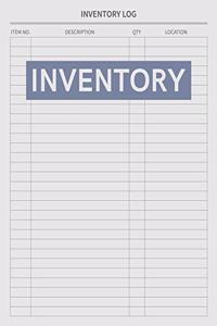 Inventory Log Book