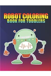 robot coloring book for toddlers