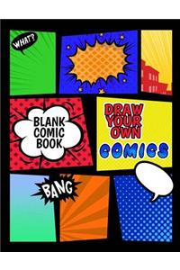 Blank Comic Book - Draw Your Own Comics
