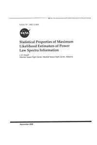 Statistical Properties of Maximum Likelihood Estimators of Power Law Spectra Information