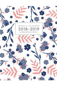 16 Month Weekly Planner 2018-2019
