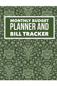 Monthly Budget Planner and Bill Tracker