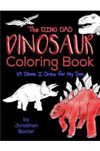 Dino Dad Dinosaur Coloring Book