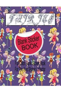 Fairies Blank Sticker Book