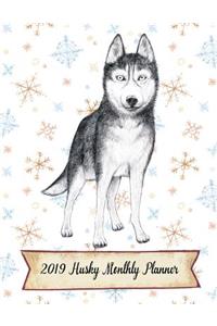 2019 Husky Monthly Planner