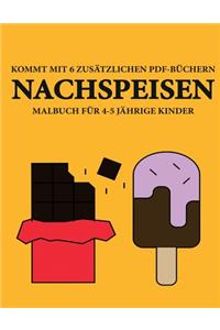 Malbuch für 4-5 jährige Kinder (Nachspeisen)