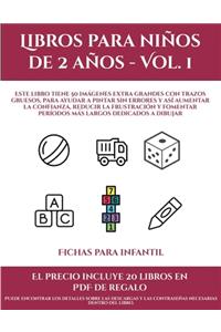 Fichas para infantil (Libros para niños de 2 años - Vol. 1)