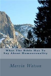 What The Bible Has To Say About Homosexuality