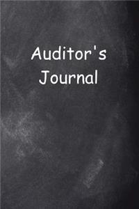 Auditor's Journal Chalkboard Design