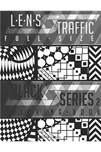 2: Lens Traffic Black Full Size Adult Coloring Book