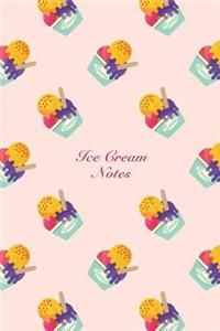 Ice Cream Notes