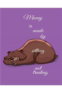 Money Is Made by Sitting Not Trading