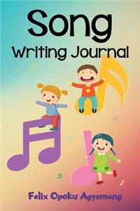 Song writing journal