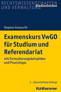 Examenskurs Vwgo Fur Studium Und Referendariat