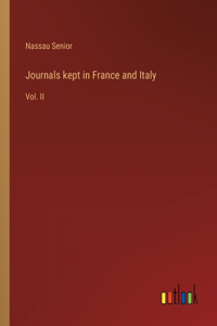 Journals kept in France and Italy