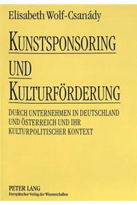 Kunstsponsoring und Kulturfoerderung