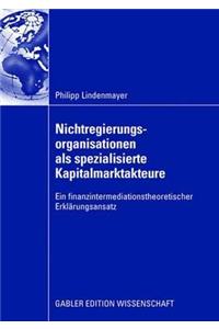 Nichtregierungsorganisationen als spezialisierte Kapitalmarktakteure