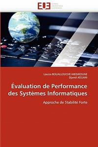 Évaluation de Performance Des Systèmes Informatiques