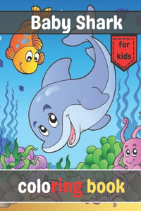 baby shark coloring book for kids
