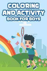 Coloring And Activity Book For Boys