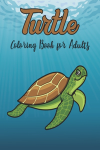 Turtle Coloring Book for Adults