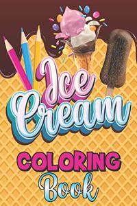 Ice Cream Coloring Book