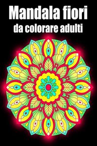 Mandala fiori da colorare adulti