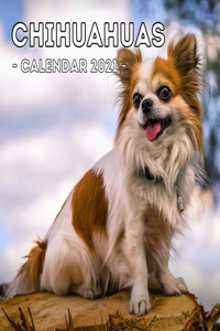 Chihuahuas: 2021 Wall Calendar, Cute Gift Idea For Chihuahua Lovers Or Owners Men And Women