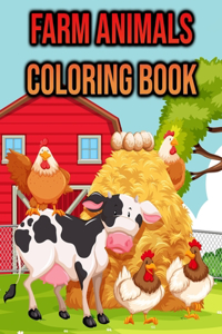 Farm Animals Coloring Book