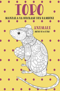 Mandala da colorare per bambini - Meno di 10 euro - Animali - Topo