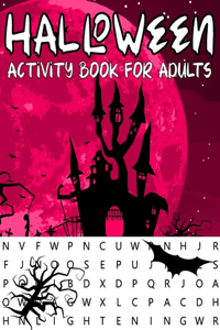 Halloween Activity Book For Adults