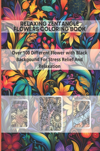 FLOWERS COLORING BOOK // zentangle flowers