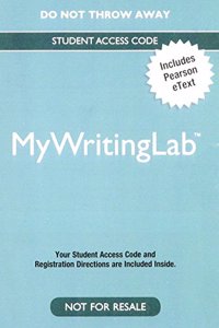 Mylab Writing with Pearson Etext -- Valuepack Access Card