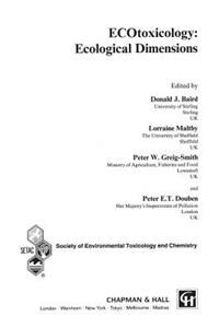 Ecotoxicology: Ecological Dimensions