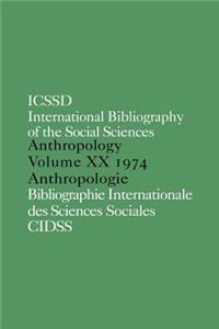 Ibss: Anthropology: 1974 Vol 20