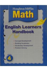 Houghton Mifflin Mathmatics: English Learner Handbook L4