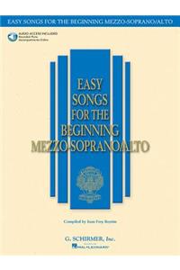 Easy Songs for the Beginning Mezzo-Soprano/Alto Book with Online Audio