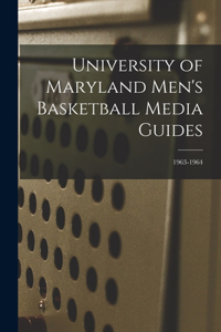 University of Maryland Men's Basketball Media Guides; 1963-1964