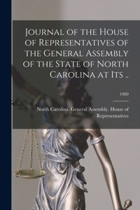 Journal of the House of Representatives of the General Assembly of the State of North Carolina at Its ..; 1980